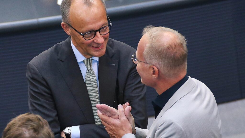 Friedrich Merz und Matthias Miersch (Archiv)