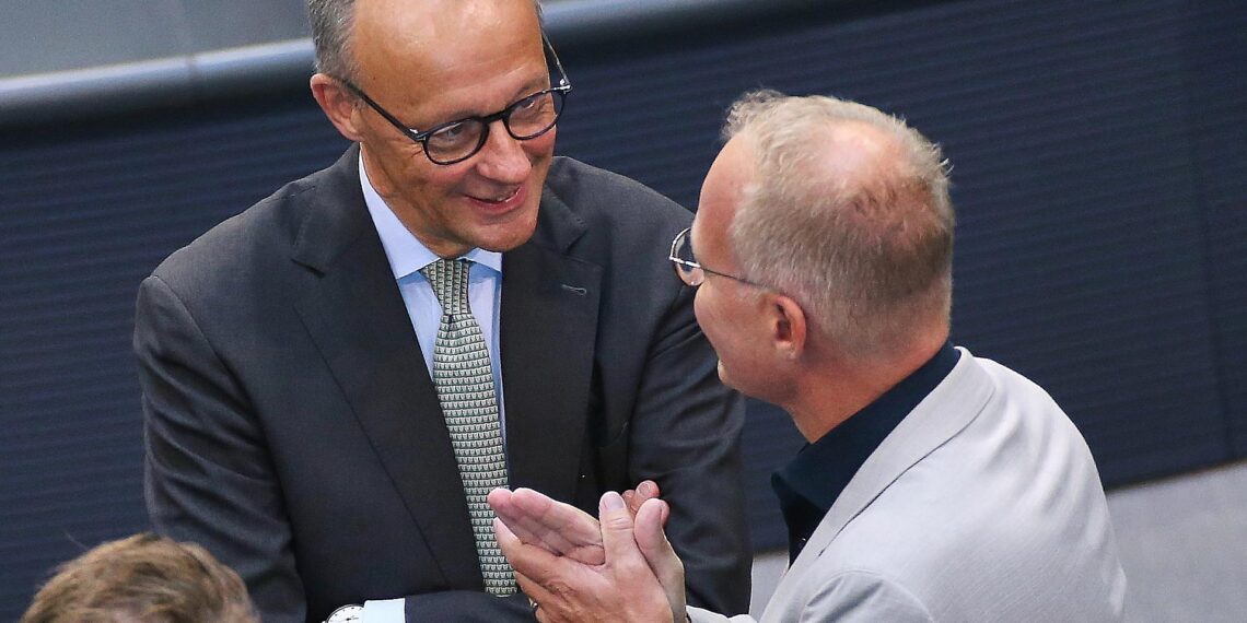 Friedrich Merz und Matthias Miersch (Archiv)