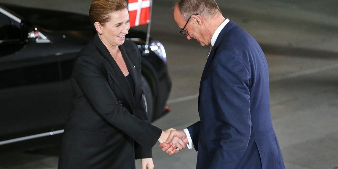 Mette Frederiksen und Friedrich Merz (Archiv)