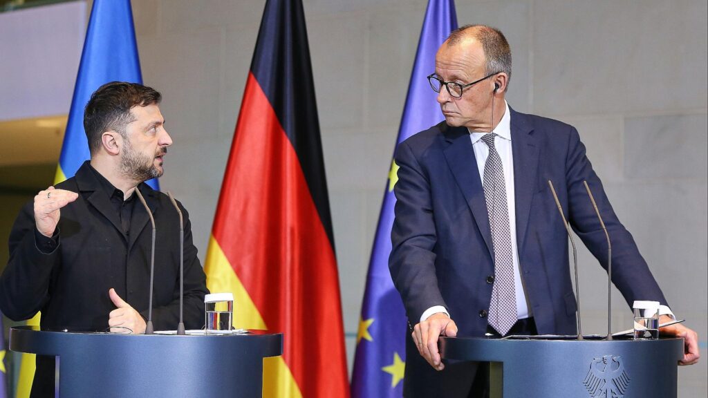 Wolodymyr Selenskyj und Friedrich Merz (Archiv)