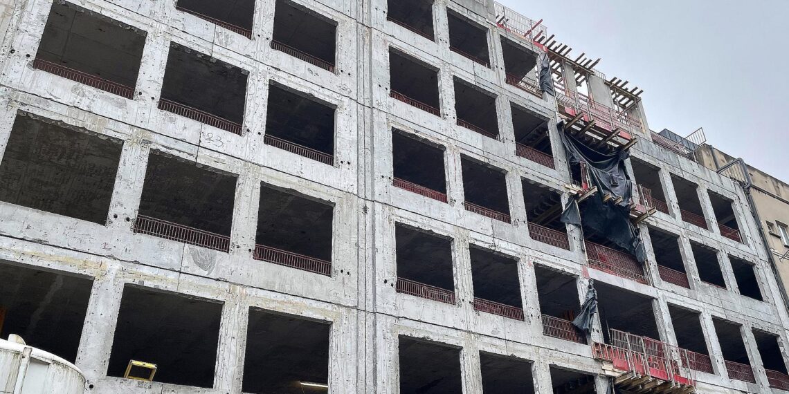 Erstmals seit 2021 wieder mehr Baugenehmigungen für Wohnungen 1 Baustelle (Archiv)