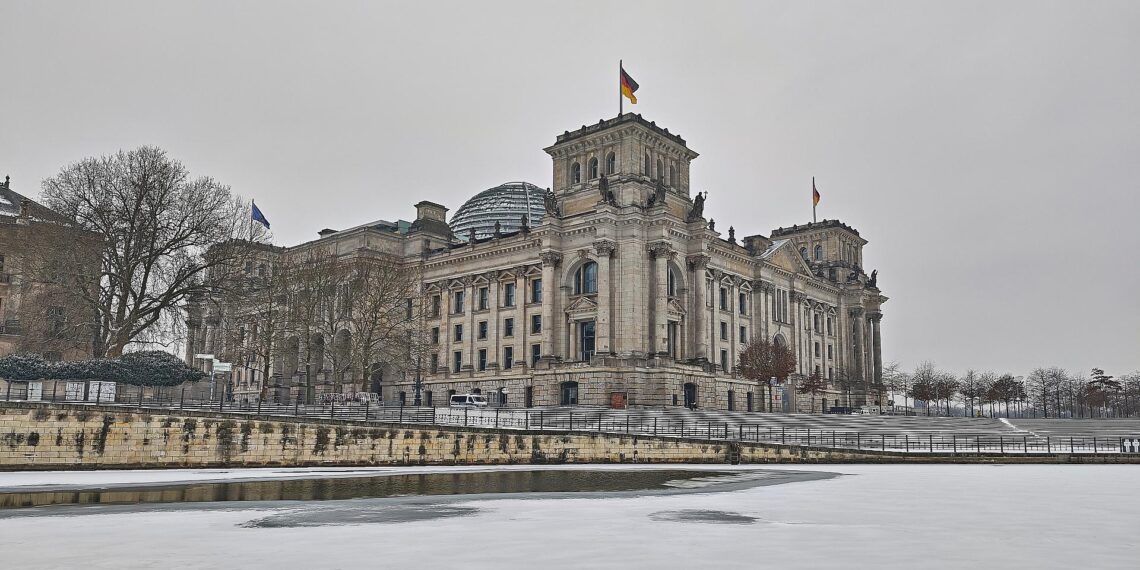 Regierungsviertel im Winter (Archiv)