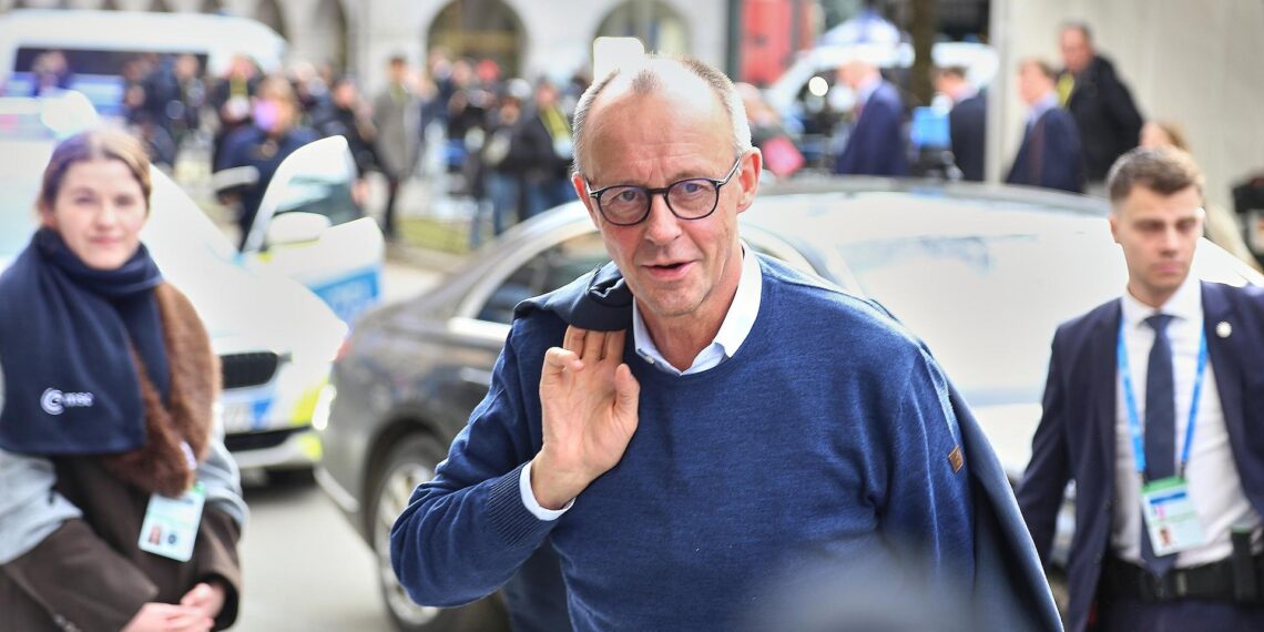 Antragsberatung auf CDU-Parteitag: Merz untersagt Alkohol-Ausschank 1 Friedrich Merz am 13.02.2026