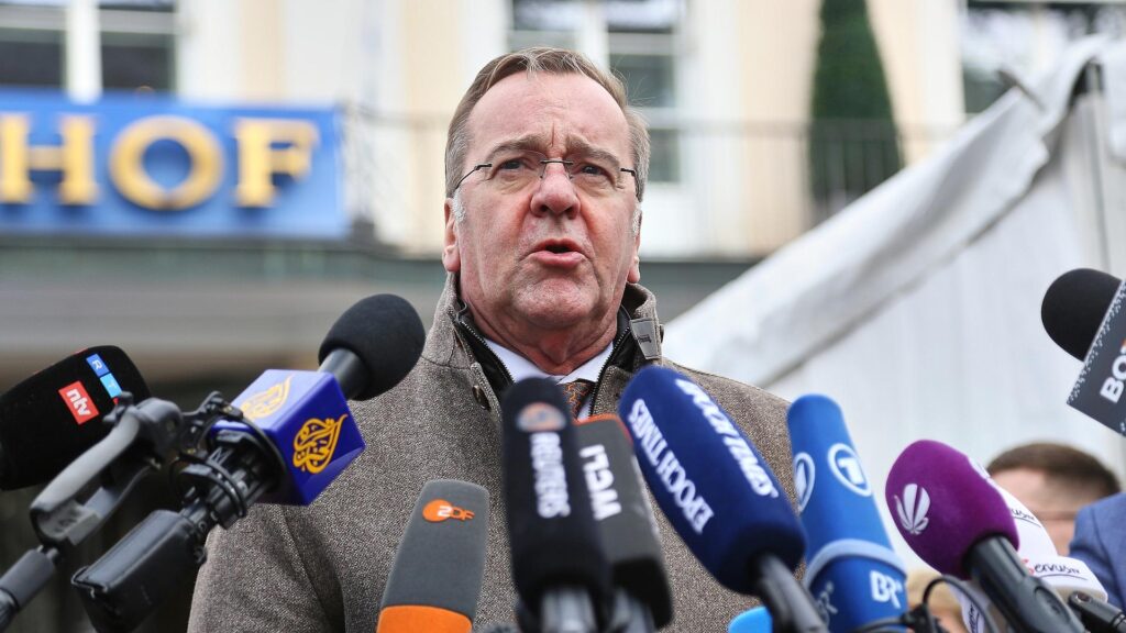 Pistorius sieht ukrainische Front "festgefahren" 8 Boris Pistorius am 13.02.2026