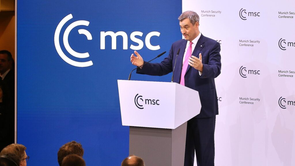 Söder warnt vor Bruch mit den USA 12 Markus Söder am 13.02.2026