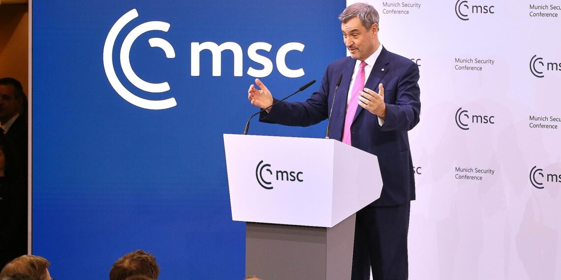 Söder warnt vor Bruch mit den USA 1 Markus Söder am 13.02.2026