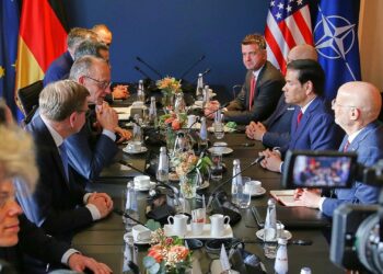 Treffen zwischen deutscher und US-Delegation mit Merz und Rubio am 13.02.2026