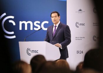 US-Außenminister wirbt für Zusammenarbeit mit Europa 2 Marco Rubio am 14.02.2026