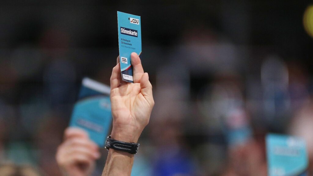 Abstimmung auf CDU-Parteitag am 20.02.2026