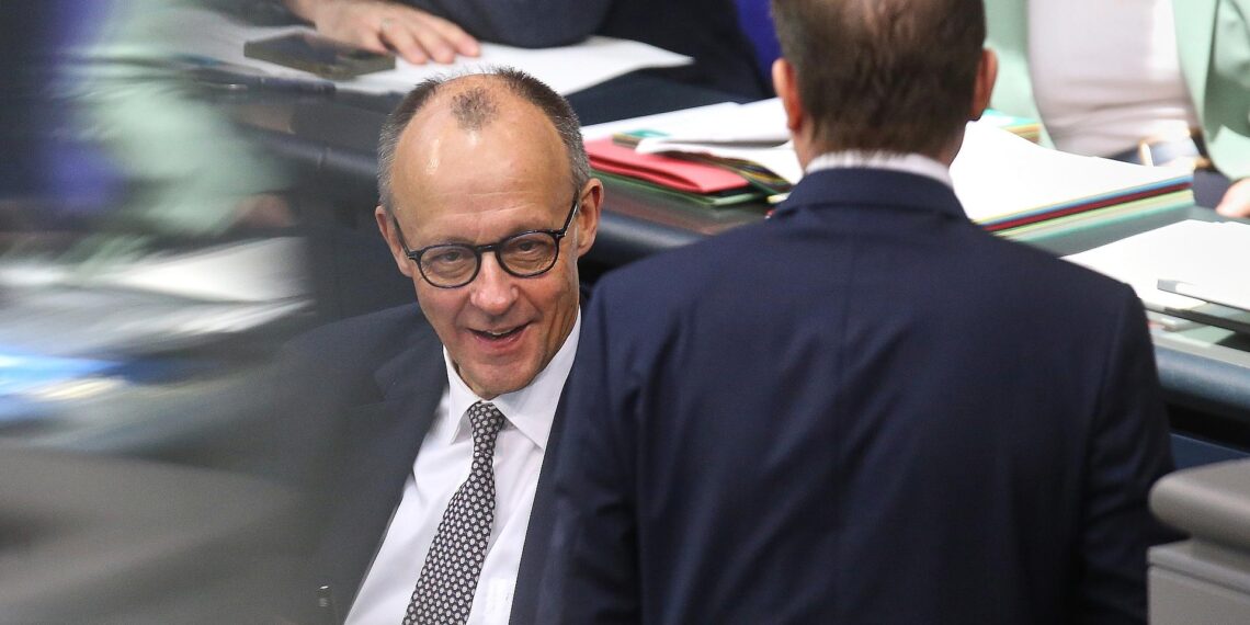Erstmals seit einem halben Jahr Union bei Insa wieder vor der AfD 1 Friedrich Merz und Alexander Dobrindt am 27.02.2026