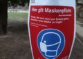 Hinweis auf Maskenpflicht (Archiv)