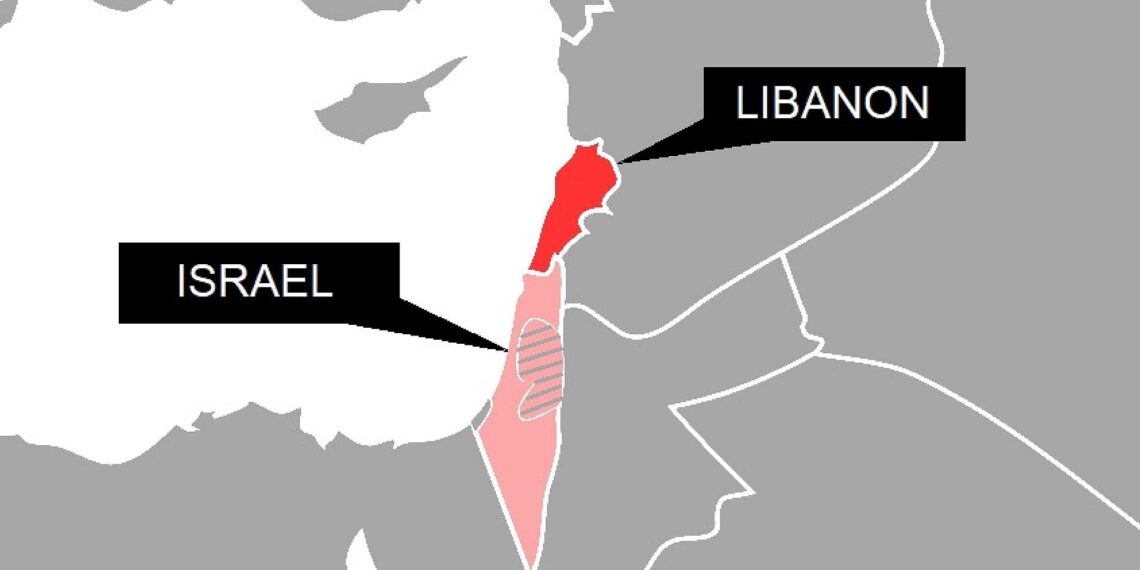 Berlin "besorgt" über Pflanzengift-Verdacht im Südlibanon 1 Karte von Israel und Libanon (Archiv)