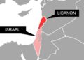 Karte von Israel und Libanon (Archiv)