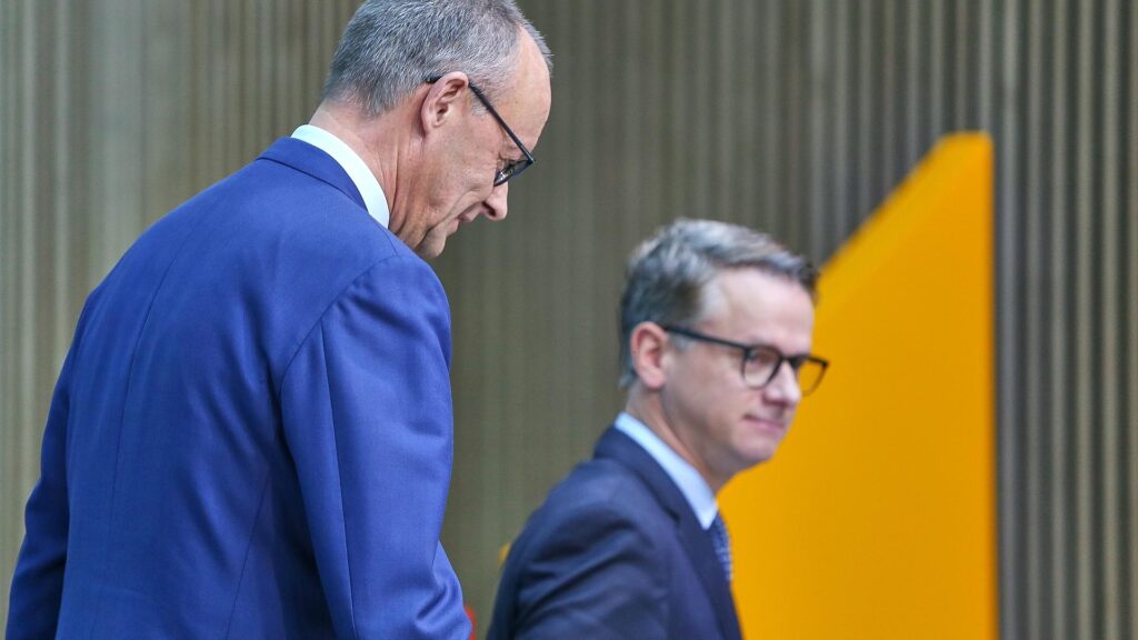 Friedrich Merz und Carsten Linnemann (Archiv)