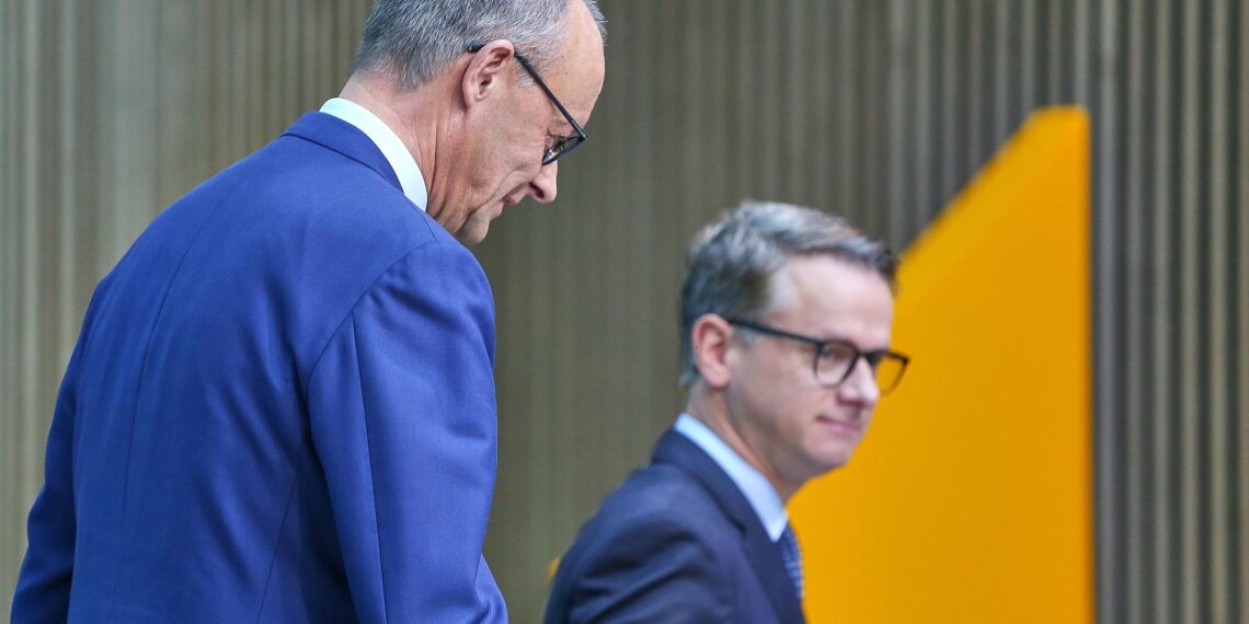 Friedrich Merz und Carsten Linnemann (Archiv)