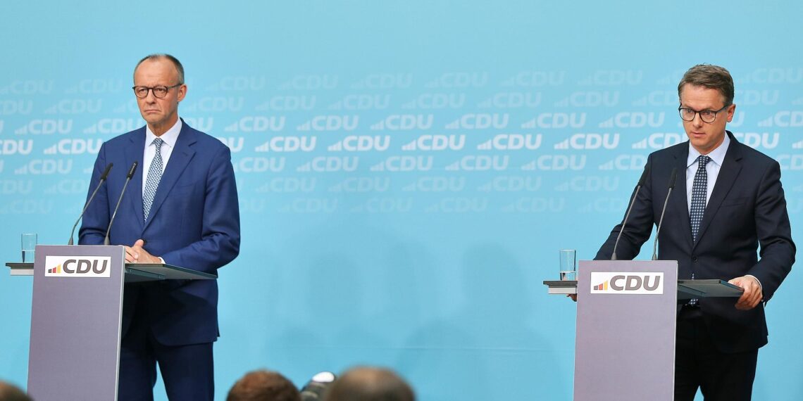 Friedrich Merz und Carsten Linnemann (Archiv)