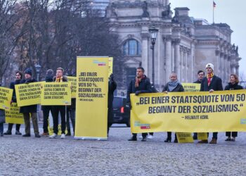 Demo der FDP vor dem Brandenburger Tor (Archiv)