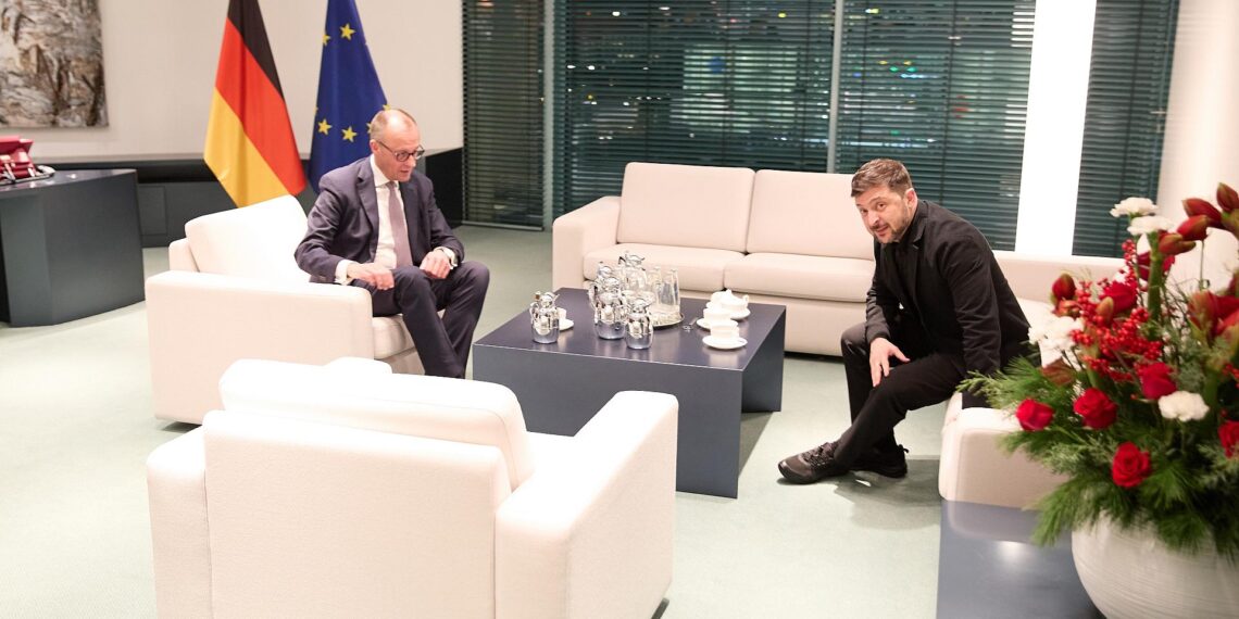 Friedrich Merz und Wolodymyr Selenskyj (Archiv)