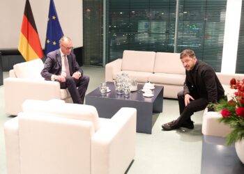 Friedrich Merz und Wolodymyr Selenskyj (Archiv)