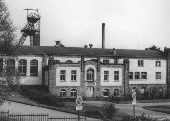 Historische Aufnahme der denkmalgeschützten Hauptrettungsstelle Friedrichsthal | Foto: RAG Archiv Saar