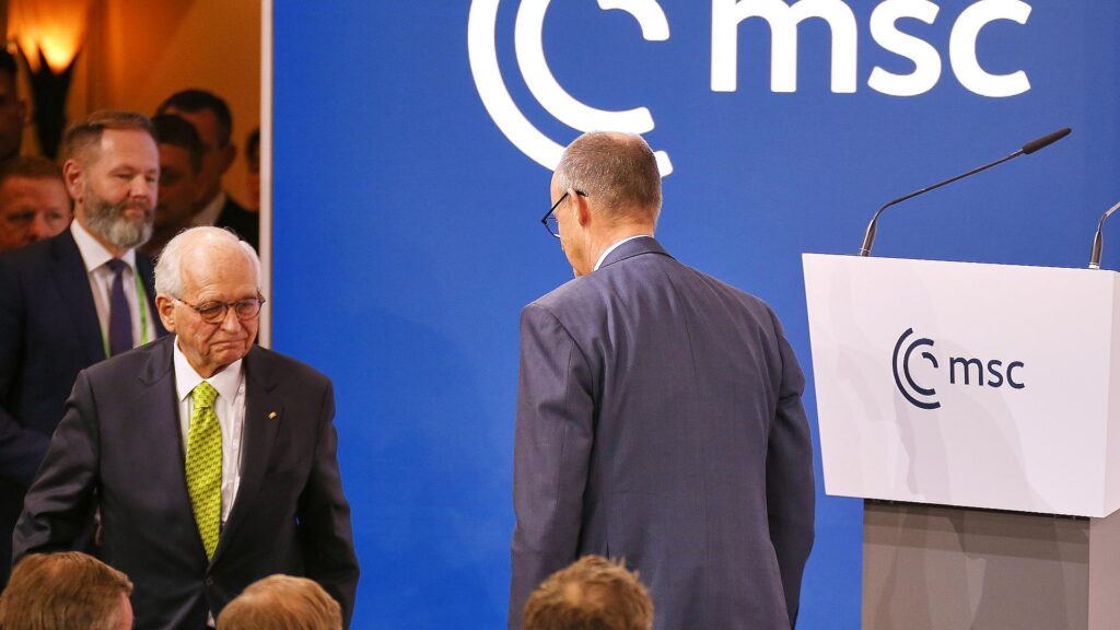 Wolfgang Ischinger und Friedrich Merz (Archiv)