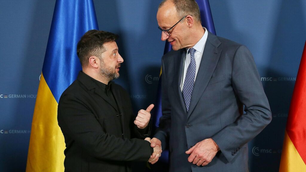 Wolodymyr Selenskyj und Friedrich Merz (Archiv)