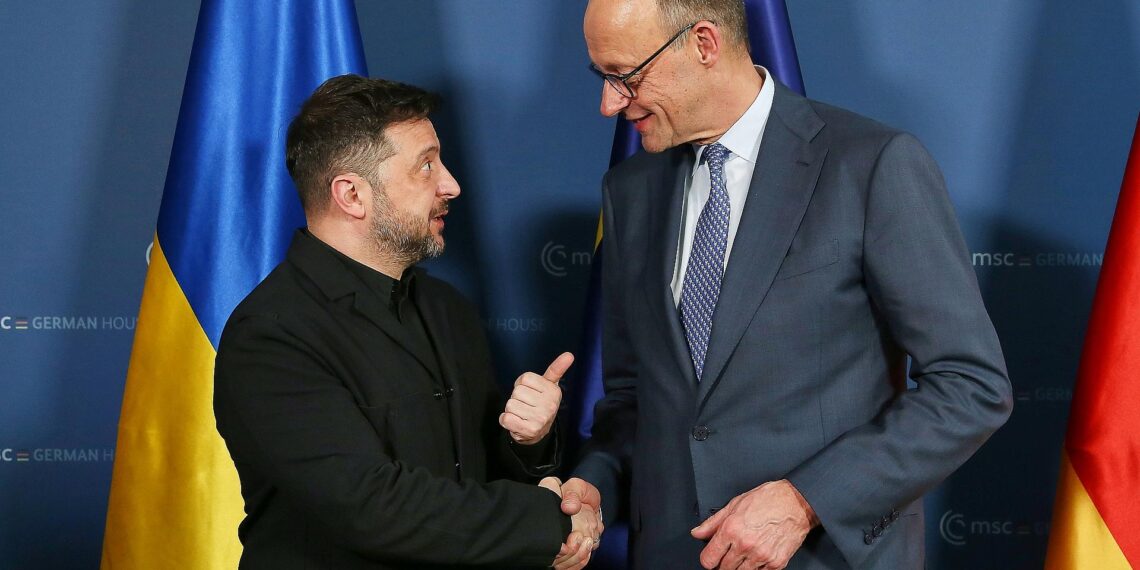 Wolodymyr Selenskyj und Friedrich Merz (Archiv)