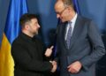 Merz telefoniert vor USA-Reise mit Selenskyj 8 Wolodymyr Selenskyj und Friedrich Merz (Archiv)