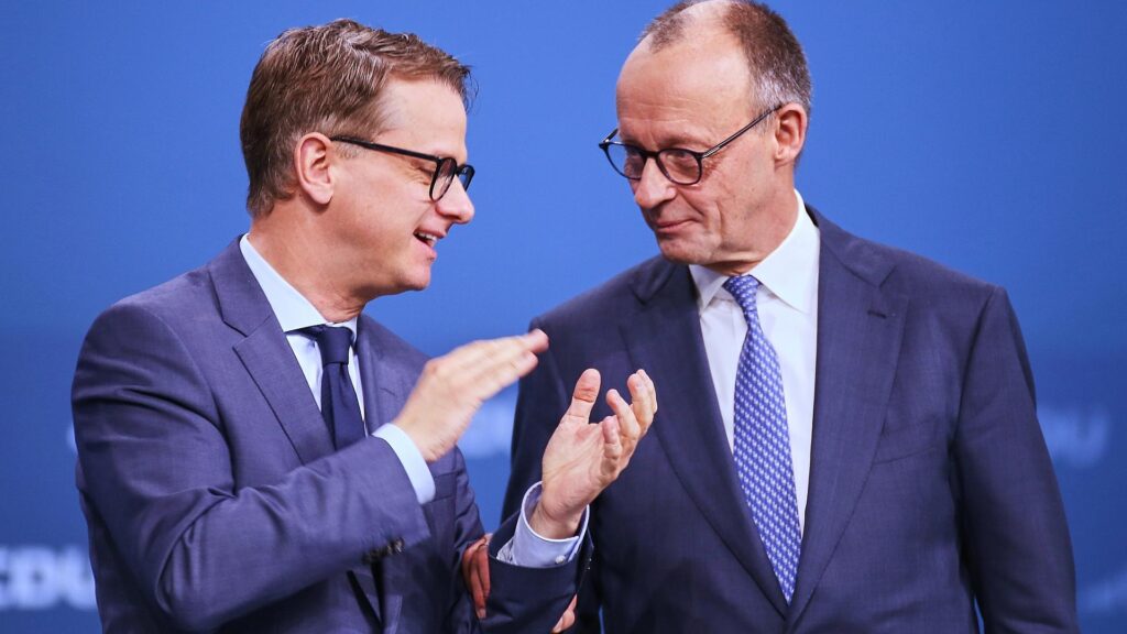 Carsten Linnemann und Friedrich Merz (Archiv)