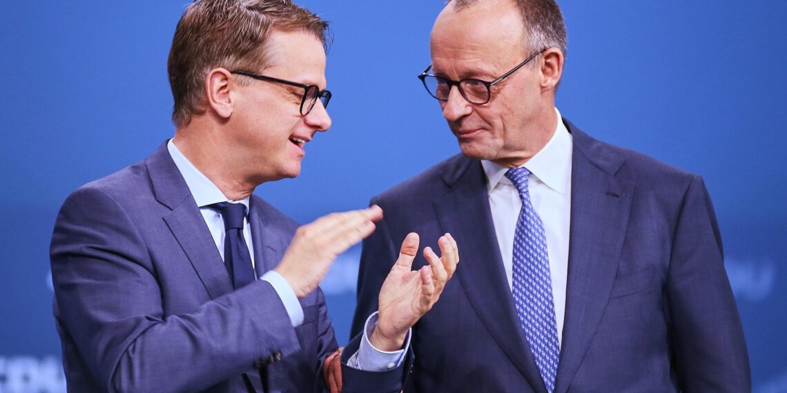 Carsten Linnemann und Friedrich Merz (Archiv)
