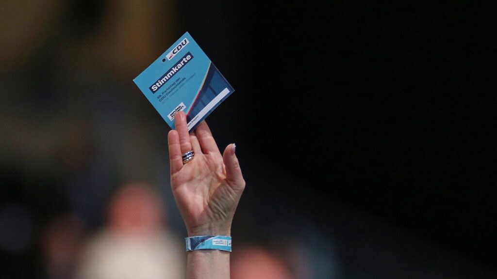 Abstimmung auf CDU-Parteitag (Archiv)