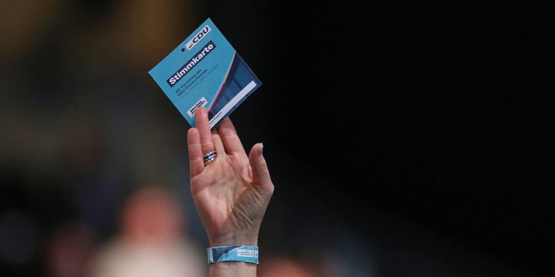 Abstimmung auf CDU-Parteitag (Archiv)