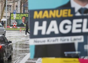 Wahlplakate zur Landtagswahl in Baden-Württemberg (Archiv)