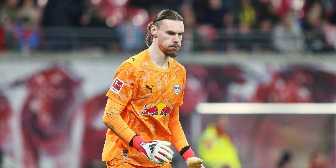 1. Bundesliga: Stuttgart nutzt Vandevoordt-Patzer zu Sieg gegen RB 1 Maarten Vandevoordt (Archiv)