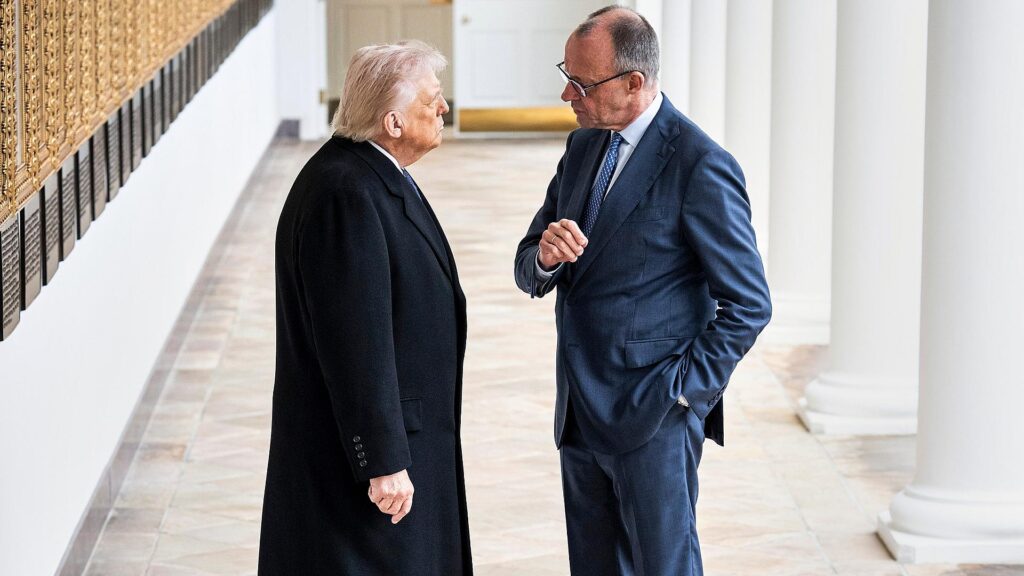 Donald Trump und Friedrich Merz am 03.03.2026