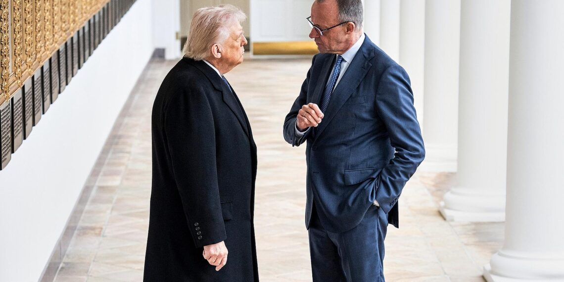 Donald Trump und Friedrich Merz am 03.03.2026