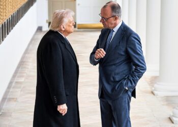 Donald Trump und Friedrich Merz am 03.03.2026