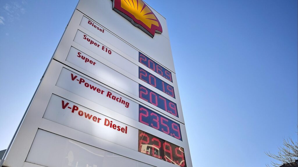 Shell-Tankstelle am 04.03.2026