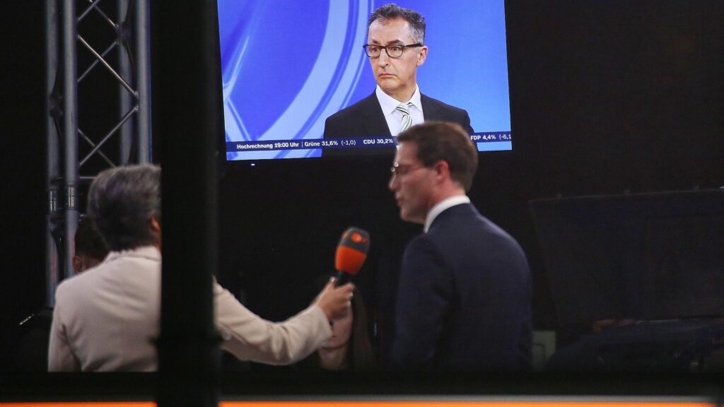 Cem Özdemir und Manuel Hagel am 08.03.2026