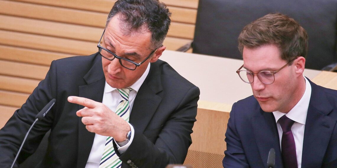 Cem Özdemir und Manuel Hagel am 08.03.2026