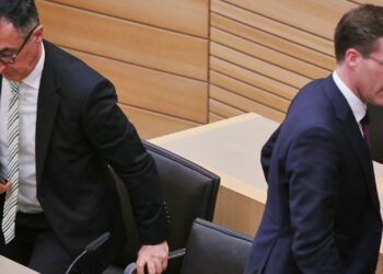 Cem Özdemir und Manuel Hagel am 08.03.2026