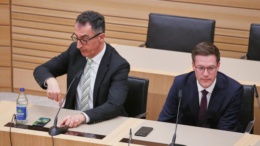 Cem Özdemir und Manuel Hagel am 08.03.2026