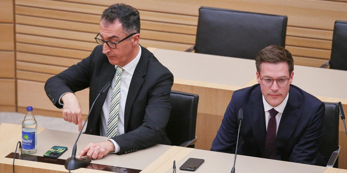 Cem Özdemir und Manuel Hagel am 08.03.2026