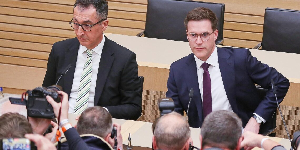 Cem Özdemir und Manuel Hagel am 08.03.2026