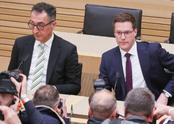 Cem Özdemir und Manuel Hagel am 08.03.2026