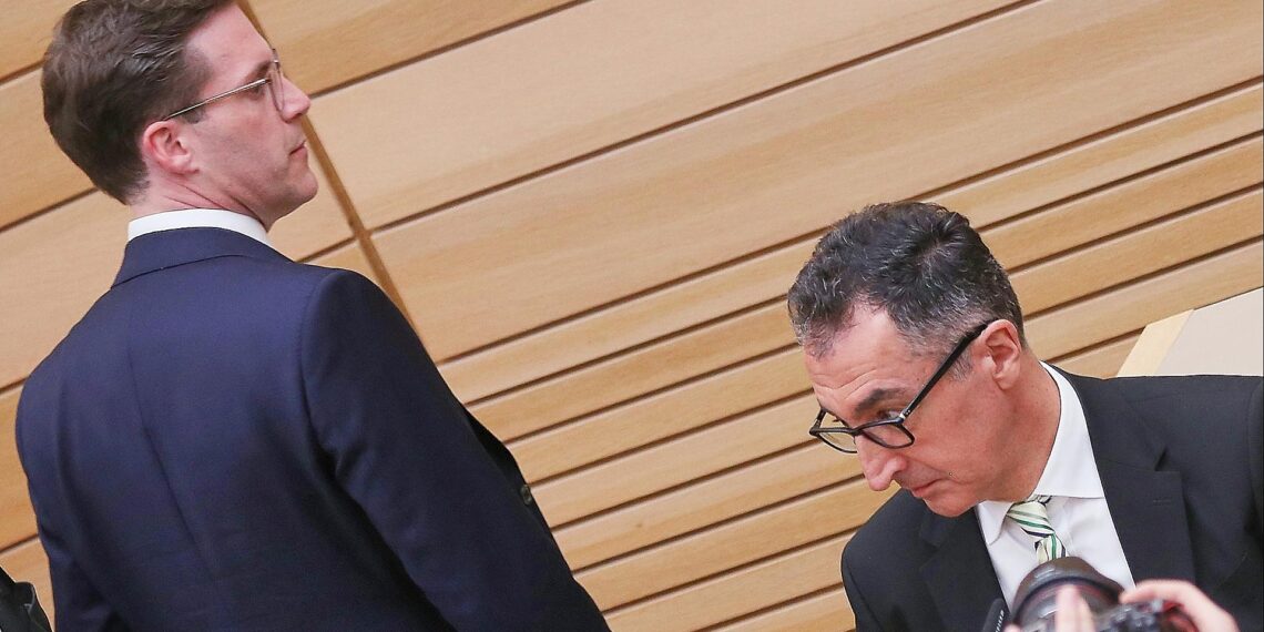 Manuel Hagel und Cem Özdemir am 08.03.2026