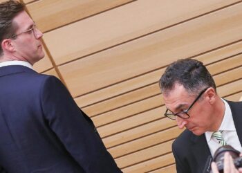 Manuel Hagel und Cem Özdemir am 08.03.2026