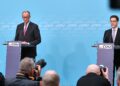 Friedrich Merz und Manuel Hagel am 09.03.2026