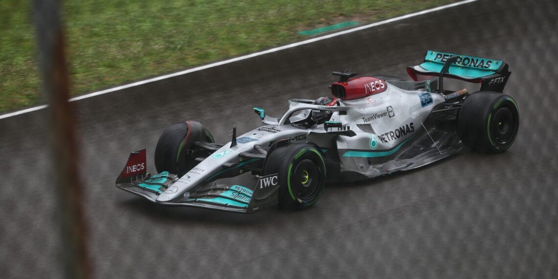 Formel 1: Mercedes holt Doppelpole beim Großen Preis von China 1 George Russell / Mercedes (Archiv)