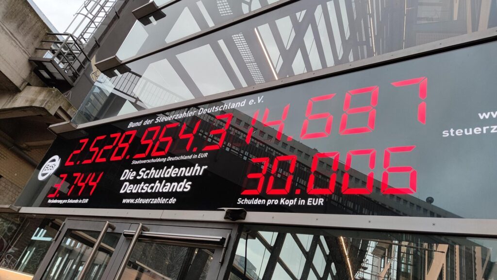 Schuldenuhr (Archiv)